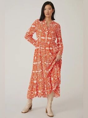 Anthropologie Lynda Maxi Dress
